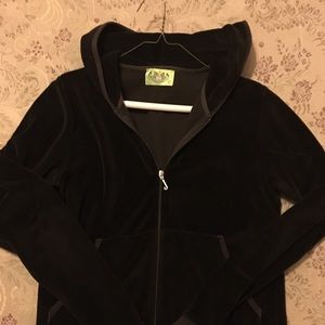 Chocolate juicy couture velour hoodie
